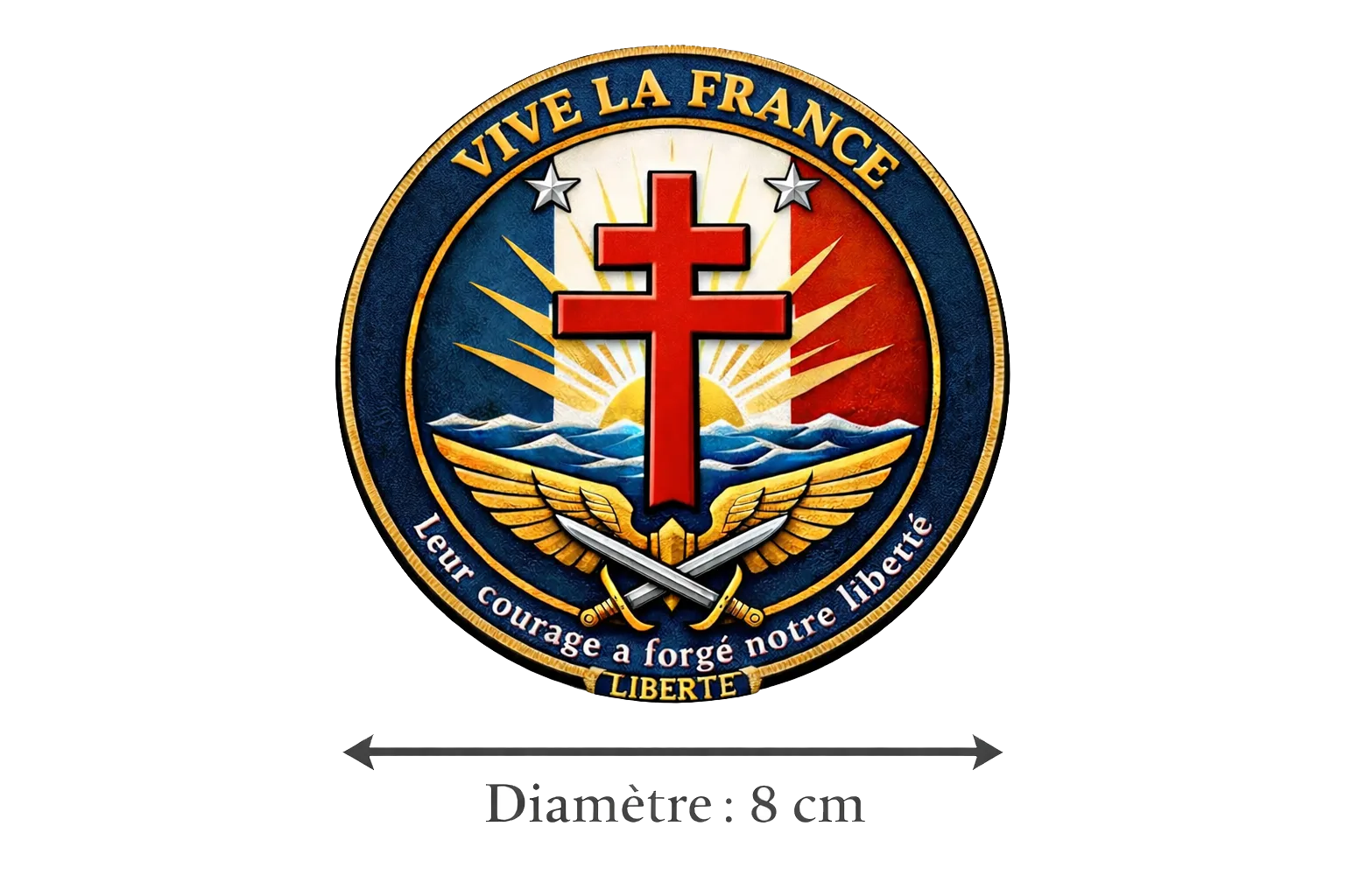 Sticker Croix de Lorraine