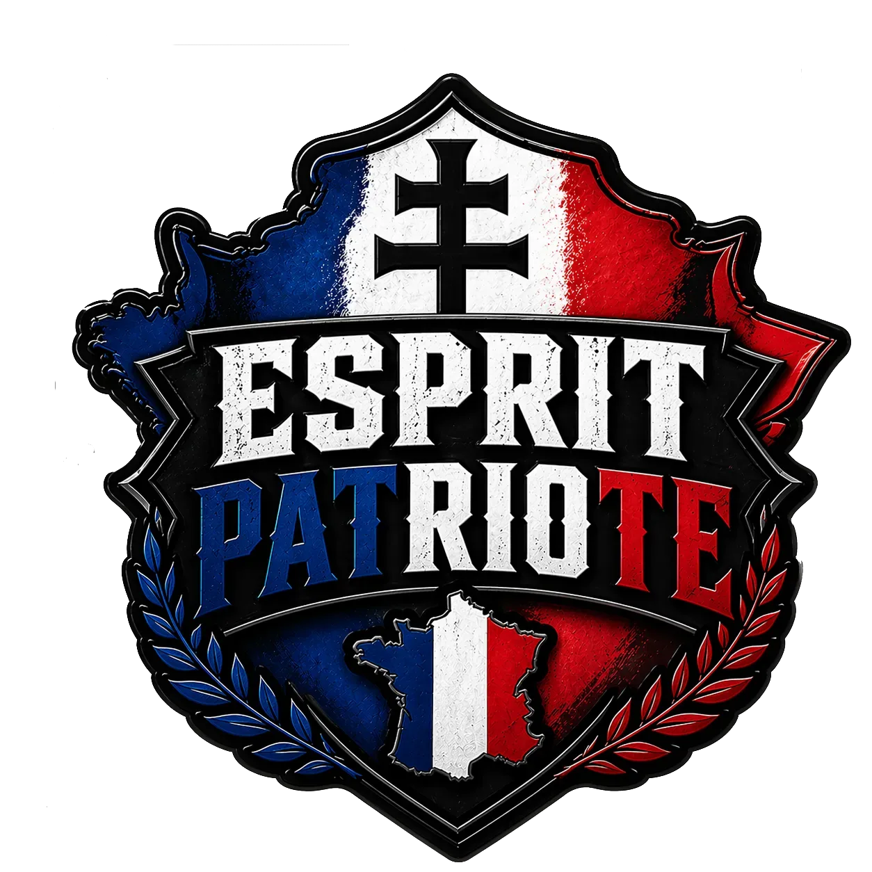 Sticker Emblème Esprit Patriote